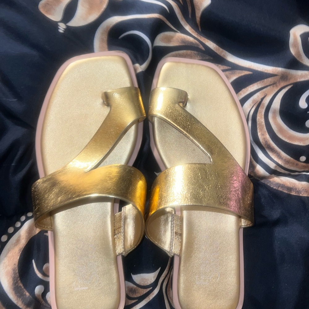 Franco Sarto Gold Women's Sandals